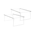 Steel Hanging File Folder Frames - Legal Size, Heavy-Duty, 2 Pack