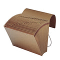 31-Pocket Heavy-Duty Kraft File Expanding Organizer - Letter Size