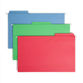 Smead FasTab Hanging File Folders Legal Size with 1/3-Cut Tabs Assorted 18 Pack