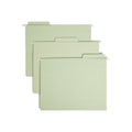 Hanging File Folders Letter Size Moss Pack of 20 - Heavy-Duty Tabbed Office Organization