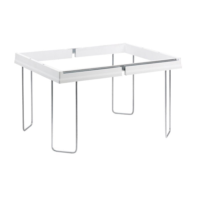 Heavy-Duty Adjustable Hanging Folder Frame for Files - White, 1 Box