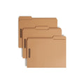 Reinforced Kraft File Folders with Fasteners - Letter Size, Pack of 50