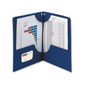 2-Pocket Document Folders Dark Blue 25 Pack - Reinforced Heavyweight Paper