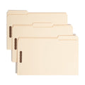 Manila Fastener File Folders with Reinforced Tab - Legal Size, 50 Pack