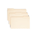 Manila Folders with 1/3-Cut Tabs - Legal Size, 100 Pack Office Filing Supplies
