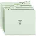 Alphabetic Filing Guides with Green Pressboard Set for Office Organization