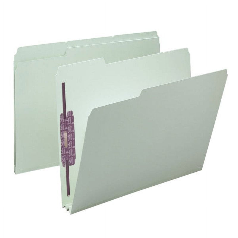 Fastener Folders with SafeShield Coated Fasteners, Letter Size, 25 Per Box