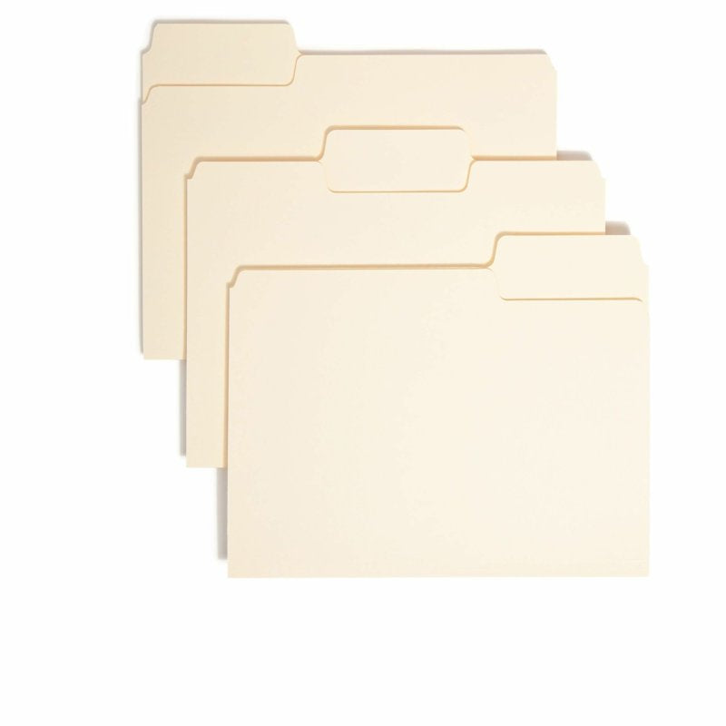 Manila Blank Card Guide - 3x5 Inch Filing Labels, 100 Sheets
