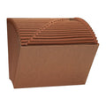 Expanding Files A-Z No Flap Brown Letter Size Office Organizer