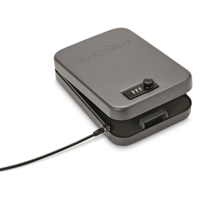 X-Large Lock Box with Combination Lock & Cable - Steel Safe Storage
