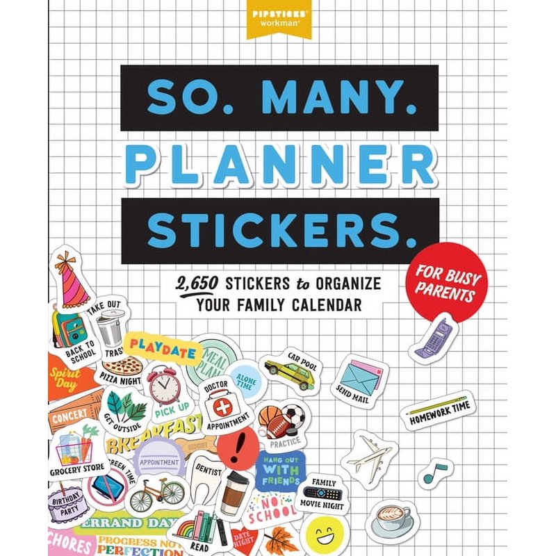 Family Planner Stickers Set – 2,650 Fun & Functional Organizing Decals
