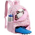 Multi-Sport Soccer Backpack 32L with Ball Holder Shoes Compartment Water-Resistant