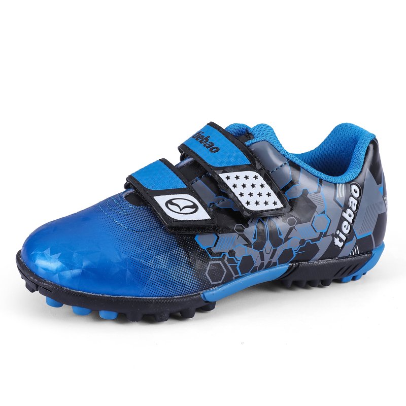 Toddler Soccer Cleats Outdoor Kids Football Shoes 8 Toddler Blue