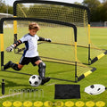 Heavy-Duty 4x6 ft Soccer Goal with Collapsible Frame, Portable Net & Carry Bag