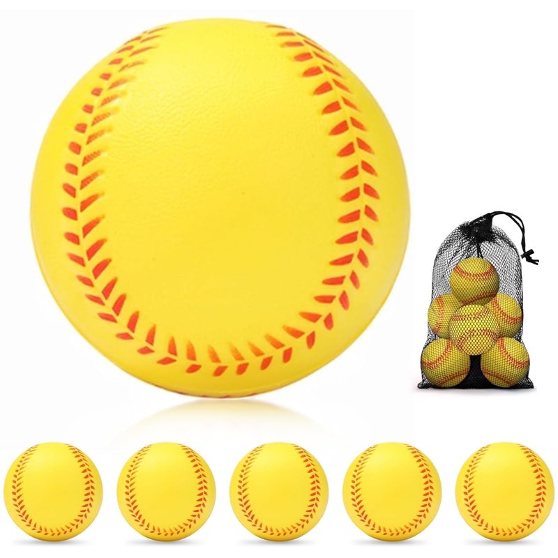 Foam Baseballs for Training & Practice - Safe Indoor & Outdoor Play