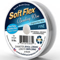 Fine Beading Wire 21-Strand Satin Silver Jewelry Wire for Necklace Earrings Bracelets