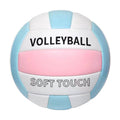 Official Size Waterproof PVC Volleyball for Indoor Outdoor Play - Recreational Ball