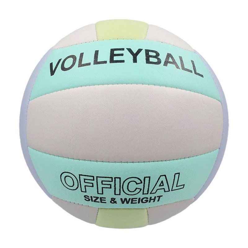 Official Size Waterproof PVC Volleyball for Indoor Outdoor Play - Recreational Ball