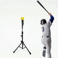 Adjustable Baseball & Softball Batting Tee for Hitting Practice - Portable Stand, 26.8-44 Inches