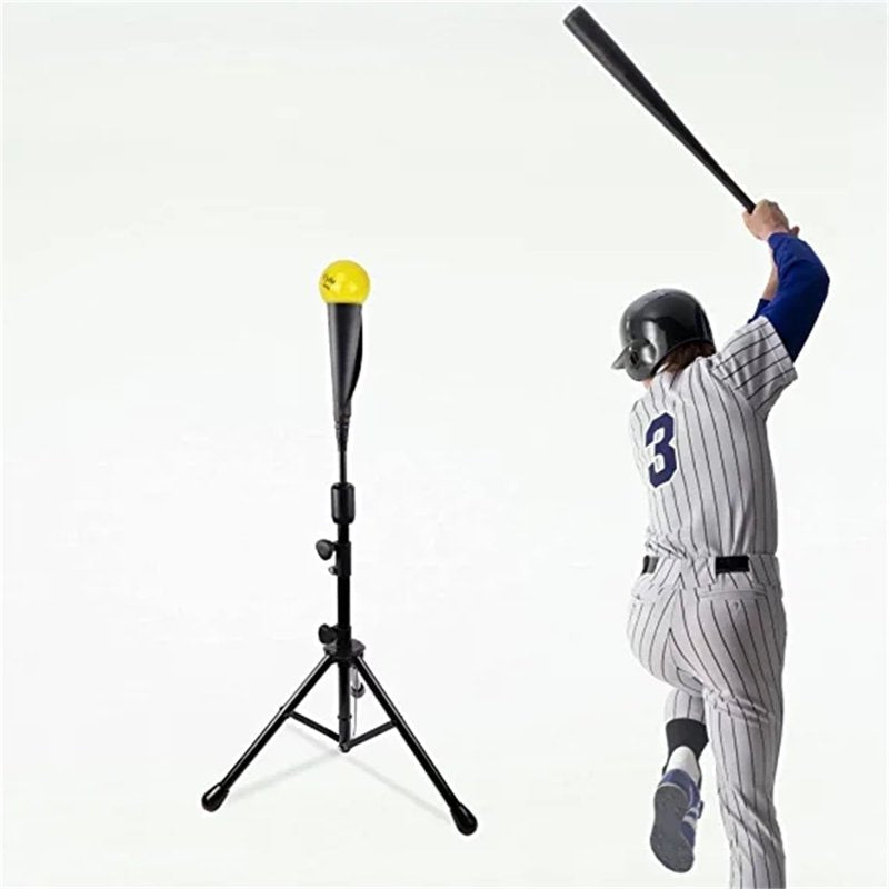 Adjustable Baseball & Softball Batting Tee for Hitting Practice - Portable Stand, 26.8-44 Inches