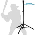 Adjustable Baseball & Softball Batting Tee Stand for Kids Teens Adults - Portable Hitting Practice Equipment