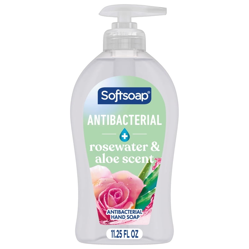 Antibacterial Sensitive Liquid Hand Soap with Rosewater & Aloe - 11.25 oz - Pack Variants