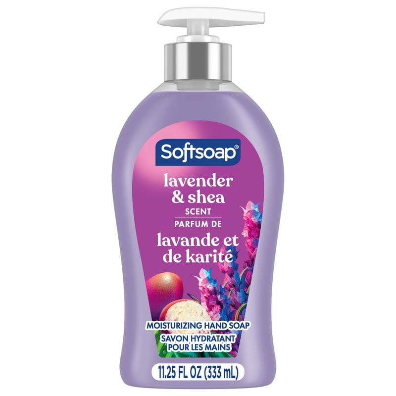 Liquid Hand Soap with Lavender and Shea - Moisturizing 11.25 oz Bottle | Pack Variants Available