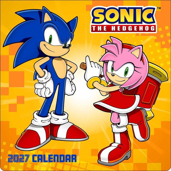 Sonic the Hedgehog 2027 Wall Calendar - 12-Month Video Game Planning