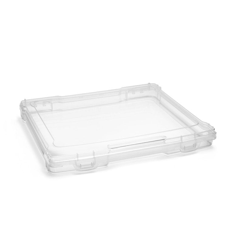 Stackable Clear Plastic Project Case – Organize Craft Supplies & Board Games