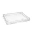 Stackable Clear Plastic Project Case – Organize Craft Supplies & Board Games