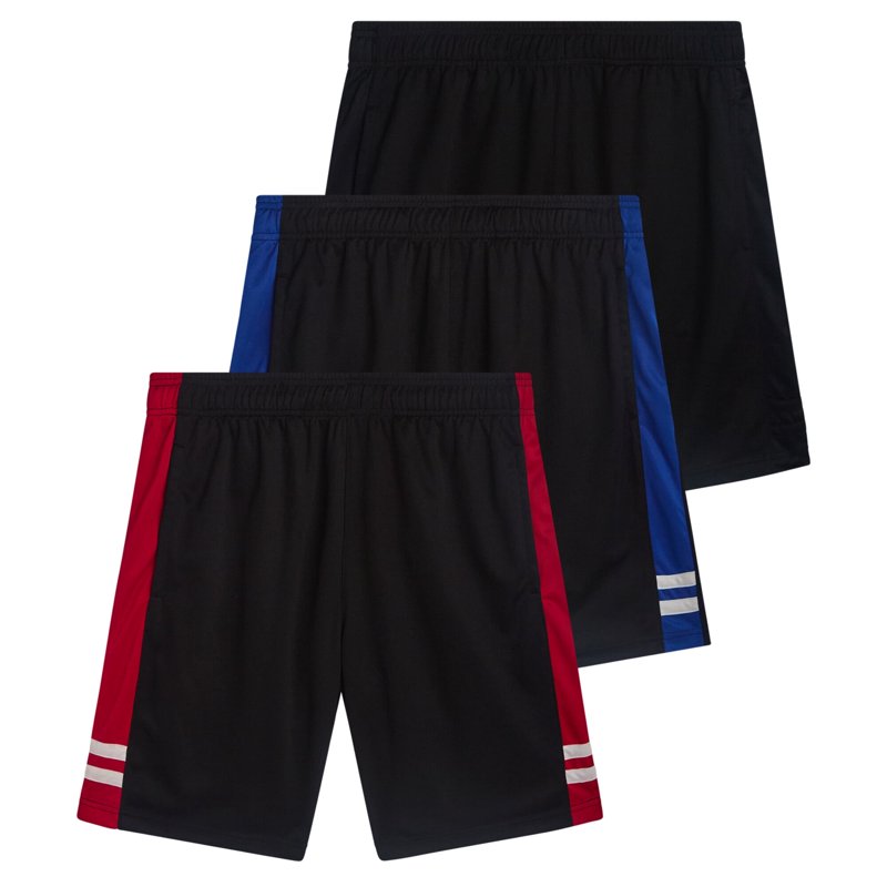 Men's Athletic Mesh Shorts Quick Dry Basketball Gym Shorts 1 or 3 Pack