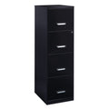 18-Inch Deep Metal File Cabinet with 4 Drawers, Lockable Office Storage