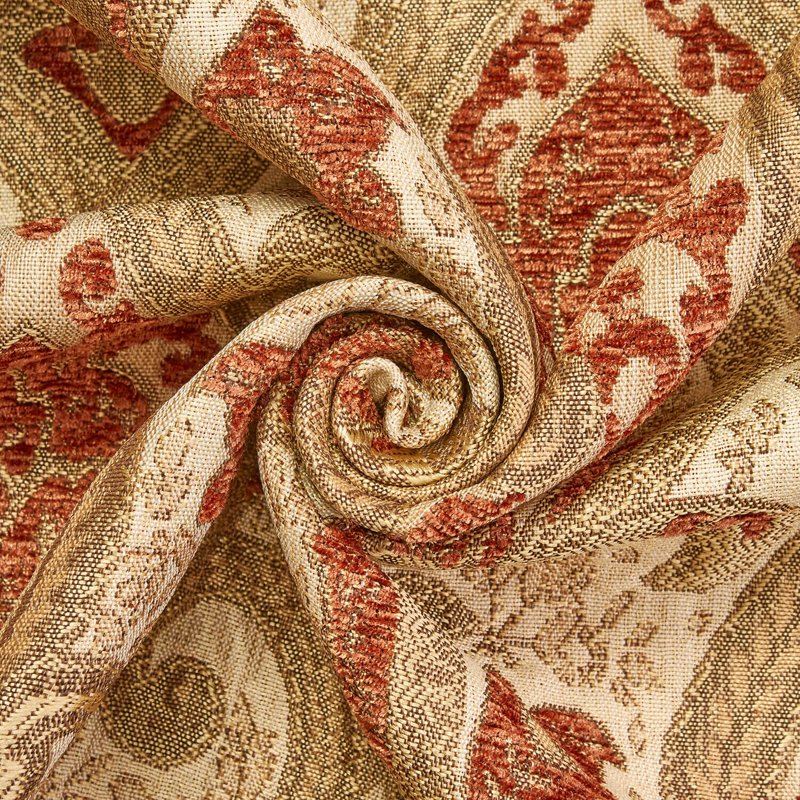 Heavyweight Upholstery Jacquard Fabric by the Yard - Damask Chenille 58/59"