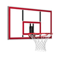 44-Inch Shatterproof Polycarbonate Basketball Backboard and Slam Jam Rim Combo