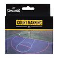 Outdoor Basketball Court Marking Kit with Three-Point Line, Free Throw Line & Lane