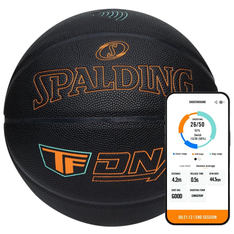 Smart Basketball with App Subscription Bundle for All Surfaces - Size 6/7 Options