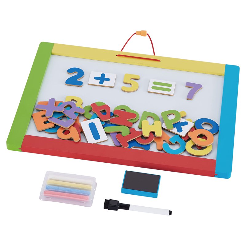 Wooden Educational Learning Board for Preschool Kids - Alphabet & Numbers