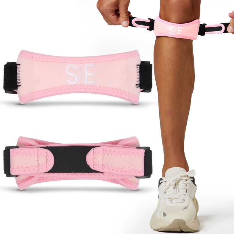 Adjustable Knee Support Strap for Pain Relief and Stability - 2 Pack