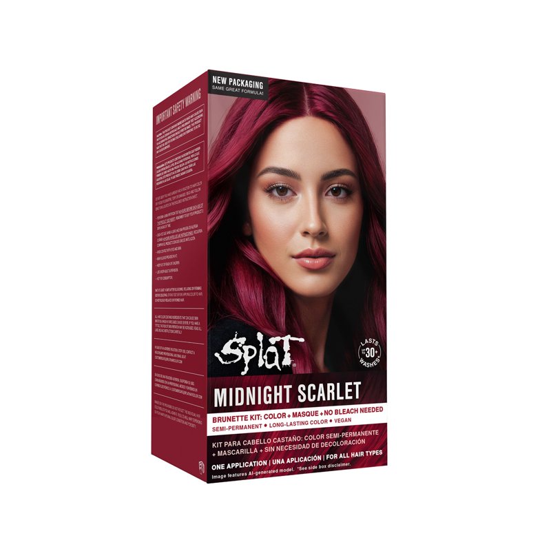 Semi-Permanent Hair Dye Kit for Vibrant Red & Bold Colors - Vegan, No Bleach Needed