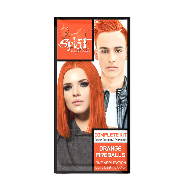 Semi-Permanent Hair Dye Kit with Bleach - Vibrant Color Options