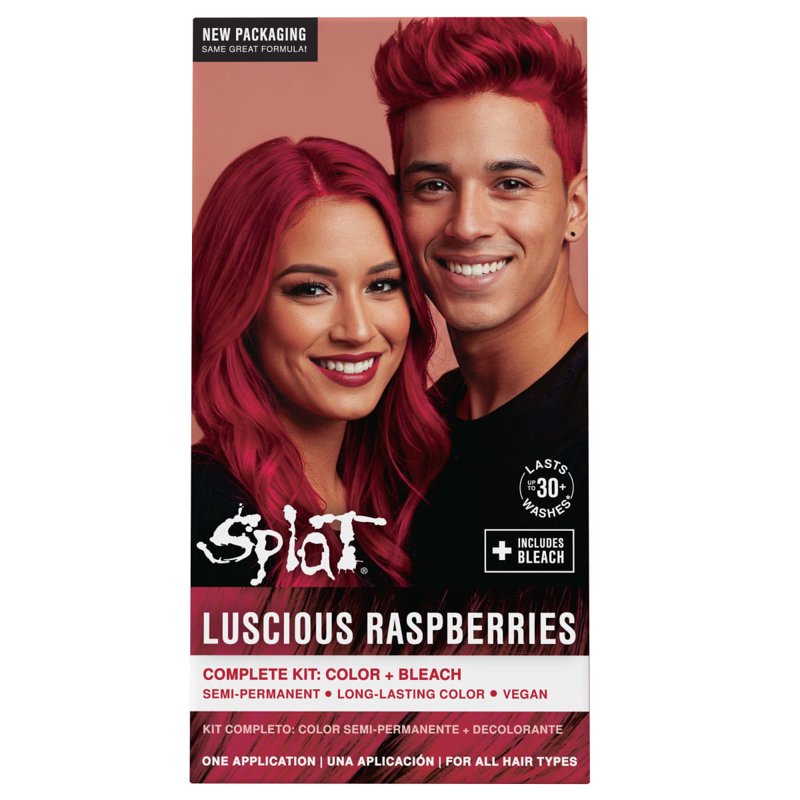 Semi-Permanent Hair Dye Kit with Bleach - Multiple Colors for Bold Hair Looks