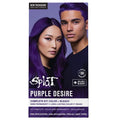 Semi-Permanent Hair Dye Kit with Bleach - Vibrant Purple Shades