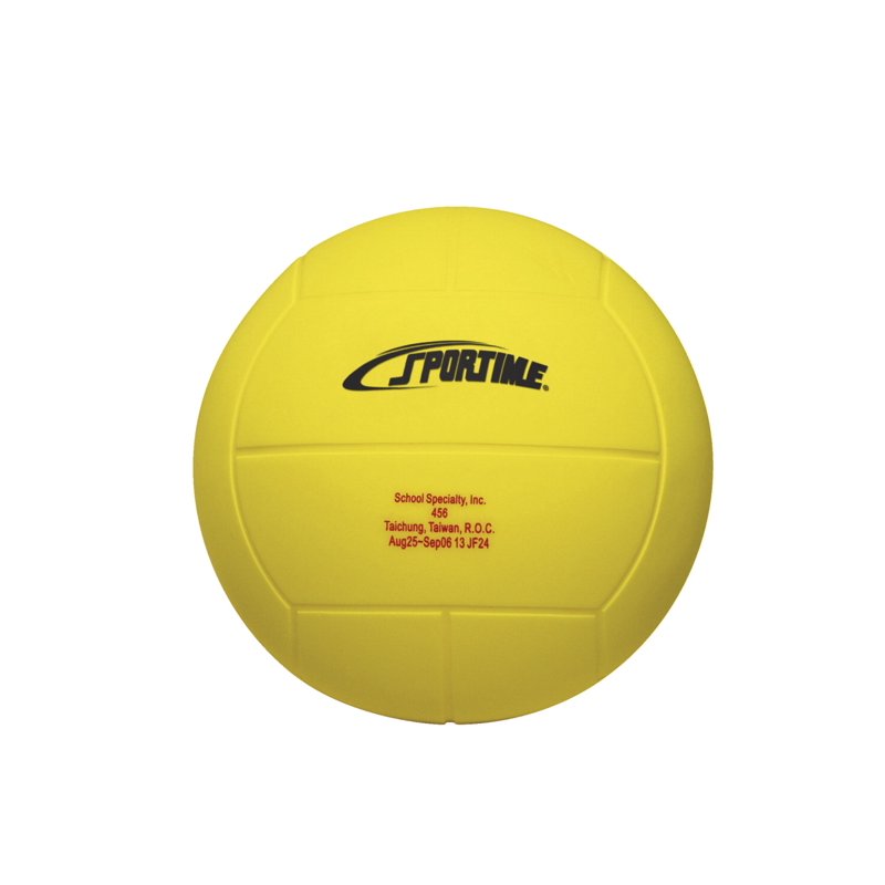 Foam Volleyball 7.5 Inch - High Visibility Yellow for Kids, Classroom & Sports