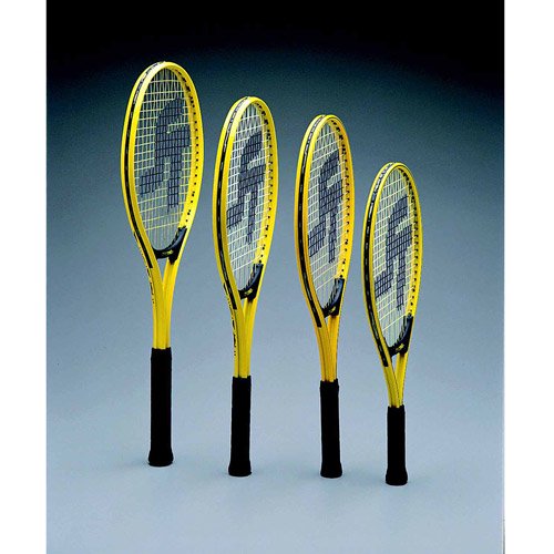Aluminum Tennis Racquet - Multiple Sizes, Yellow, Great for Beginners