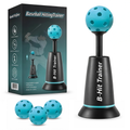 Baseball Batting Tee with Popper Balls - Durable Nylon Training Equipment for Kids & Adults