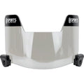 Universal Football Visor with Custom Stickers Anti-Fog Scratch-Resistant Clear & Mirror