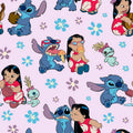 Lilo & Stitch Tropical Fabric - 1 Yard Precut for Sewing & Crafts