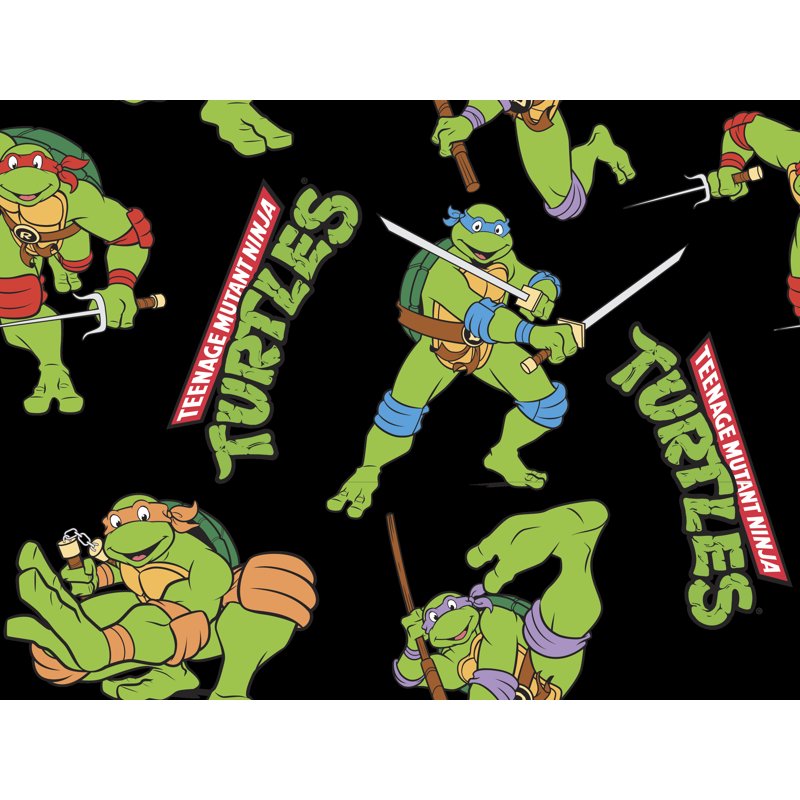Teenage Mutant Ninja Turtles 1-Yard Cotton Fabric Precut - DIY Sewing & Crafts