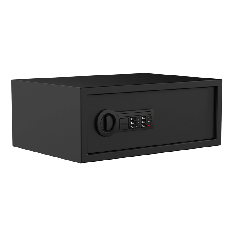 Small Electronic Drawer Safe with Key Lock for Valuables, 12x8.75x4.5in