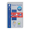 Premium Pencil Set with Sharpener & Erasers - 50 HB #2 Wood Cased Pencils